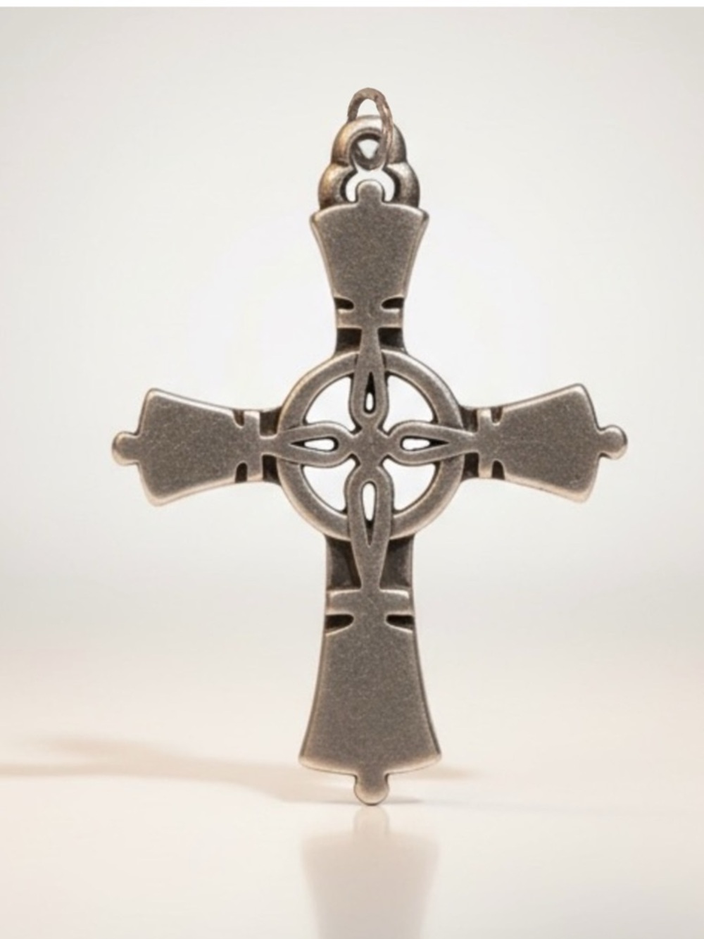 Vintage James Avery handbell bells cross hand bells pendant